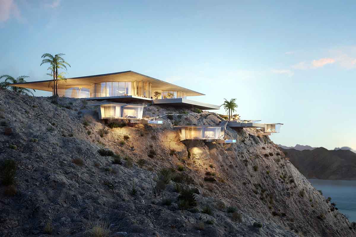 Illustrative sculptural residence