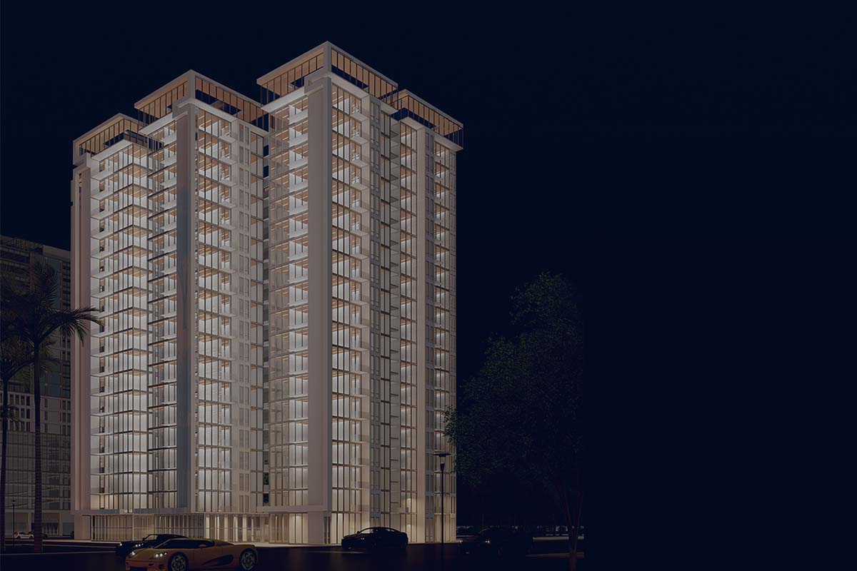 Illustrative residential tower